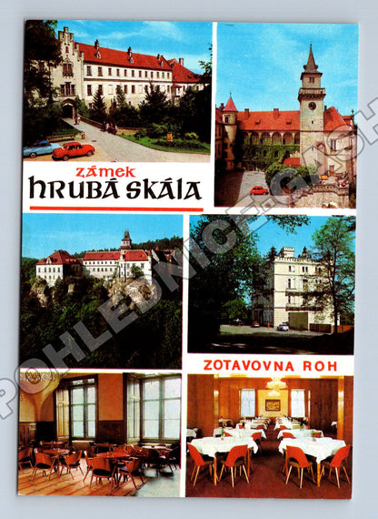 Pohlednice Hrubá Skála zámek Zotavovna ROH (M35164)