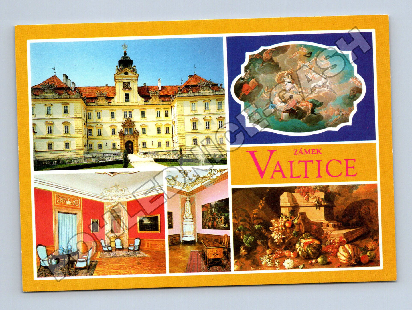 Pohlednice Valtice zámek interiéry (M35166)