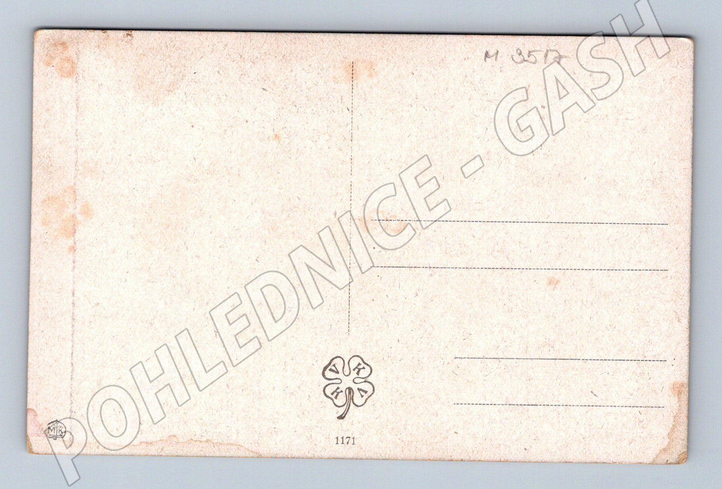 Pohlednice Píseň lásky Č V Muttich (M3517)