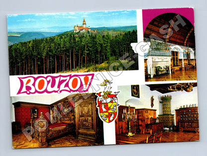 Pohlednice Bouzov hrad a interiéry (M35172)
