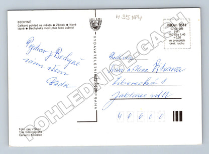 Pohlednice Bechyně různé pohledy (M35184)
