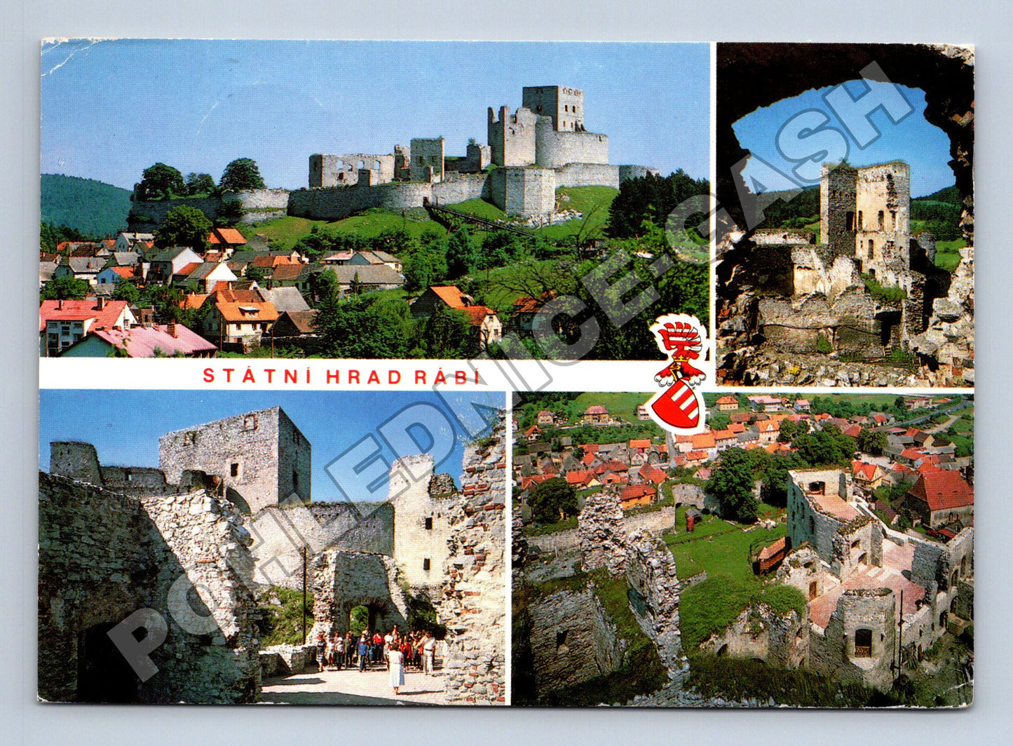 Pohlednice Rábi hrad 1990 (M35192)