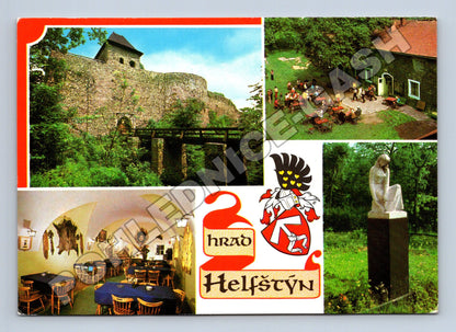 Pohlednice Helfštýn hrad a okolí 1978 (M35193)