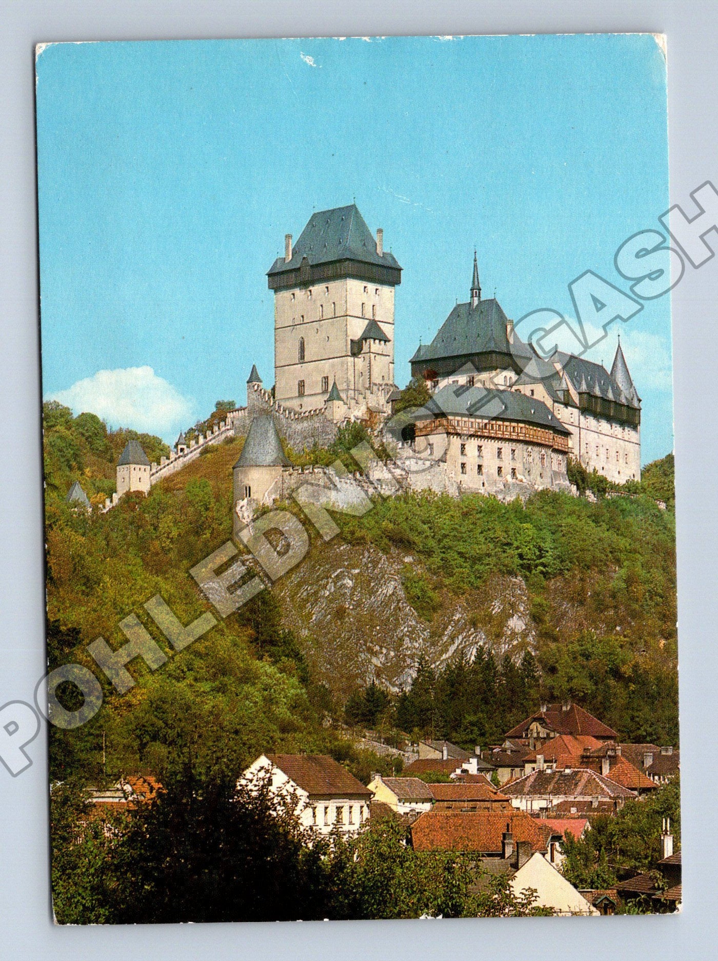 Pohlednice Karlštejn hrad 1980 (M35207)