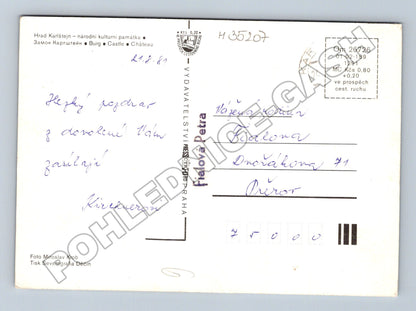 Pohlednice Karlštejn hrad 1980 (M35207)