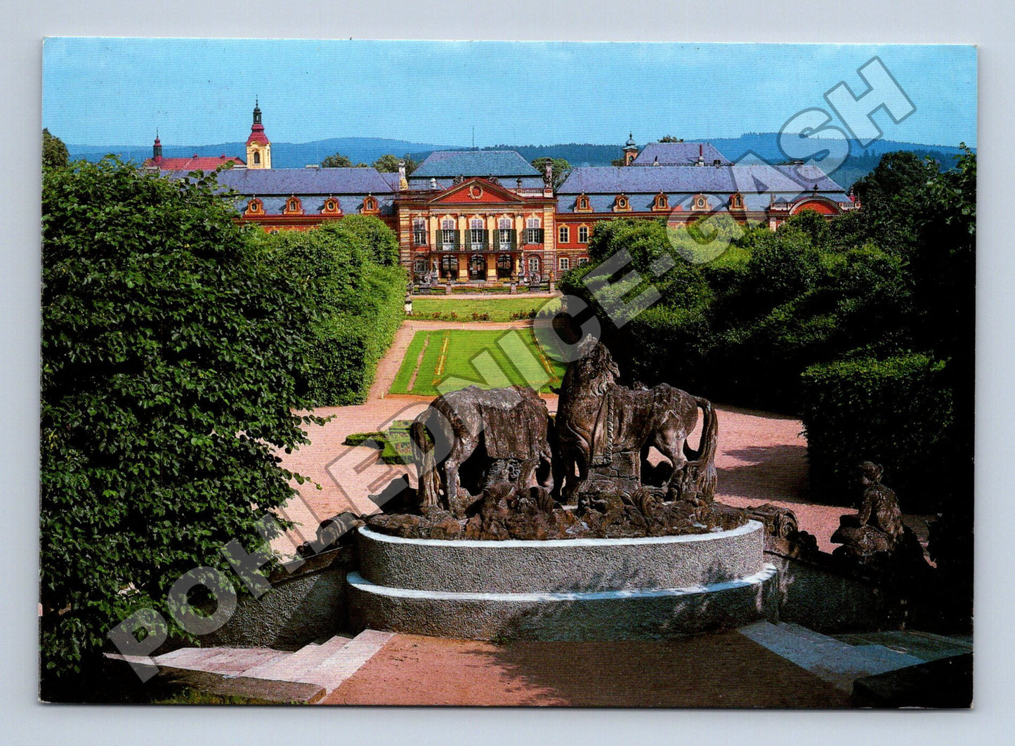 Pohlednice Dobříš zámek a zahrady 1996 (M35208)