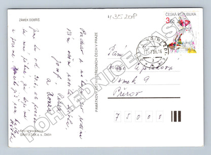 Pohlednice Dobříš zámek a zahrady 1996 (M35208)