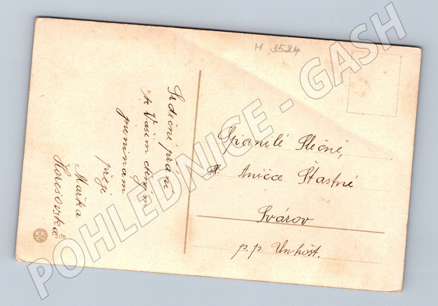 Pohlednice Šťastné manželství kolor ČR (M3524)