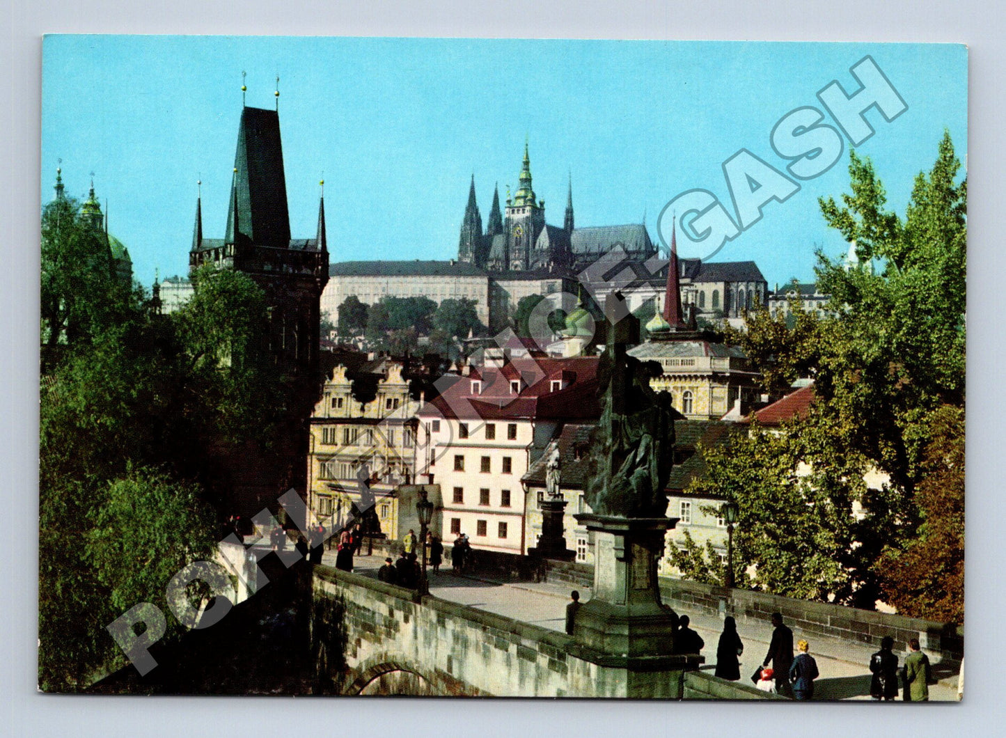 Pohlednice Praha Karlův most a Hradčany (M35244)