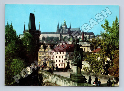 Pohlednice Praha Karlův most a Hradčany (M35244)
