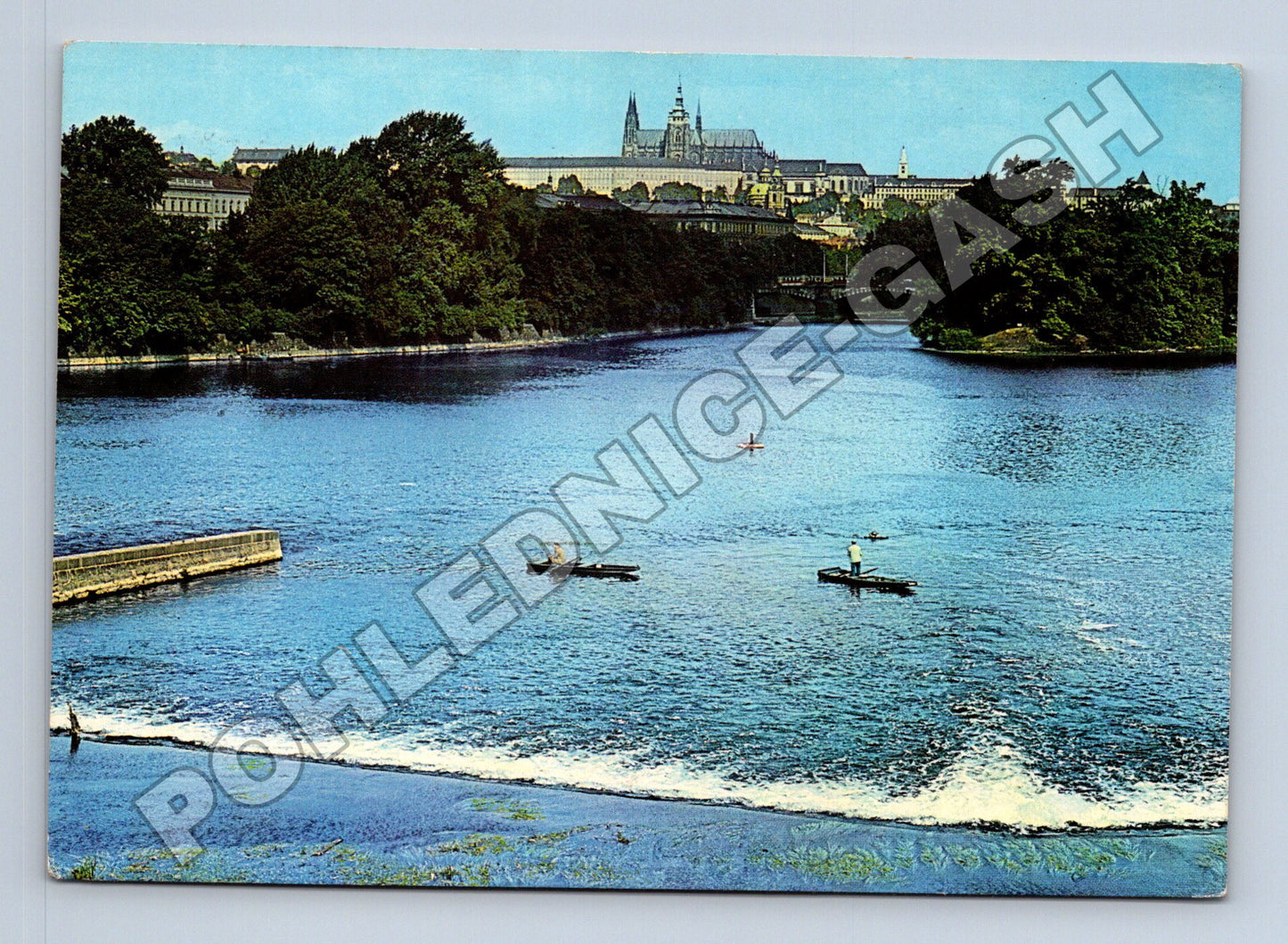 Pohlednice Praha Vltava Pražský hrad 1973 (M35251)