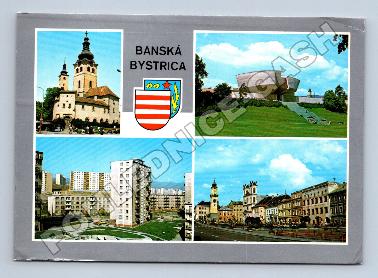 Pohlednice Slovensko Banská Bystrica koláž 1970s (M35257)