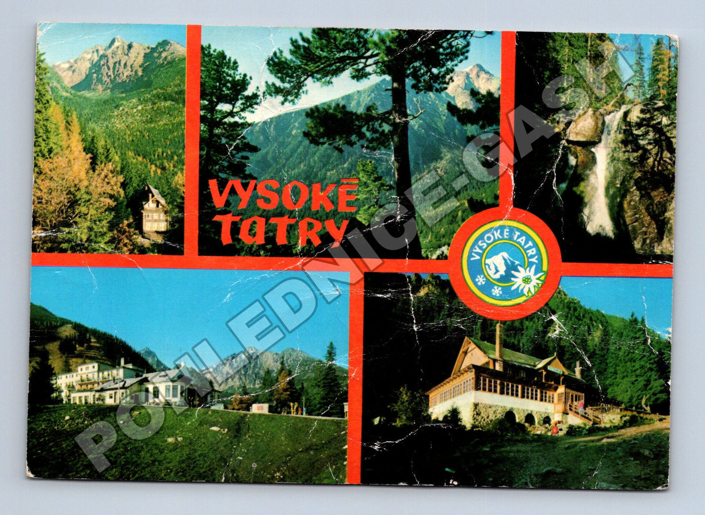 Pohlednice Slovensko Vysoké Tatry koláž (M35259)