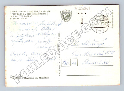 Pohlednice Slovensko Vysoké Tatry Štrbské Pleso 1980 (M35263)