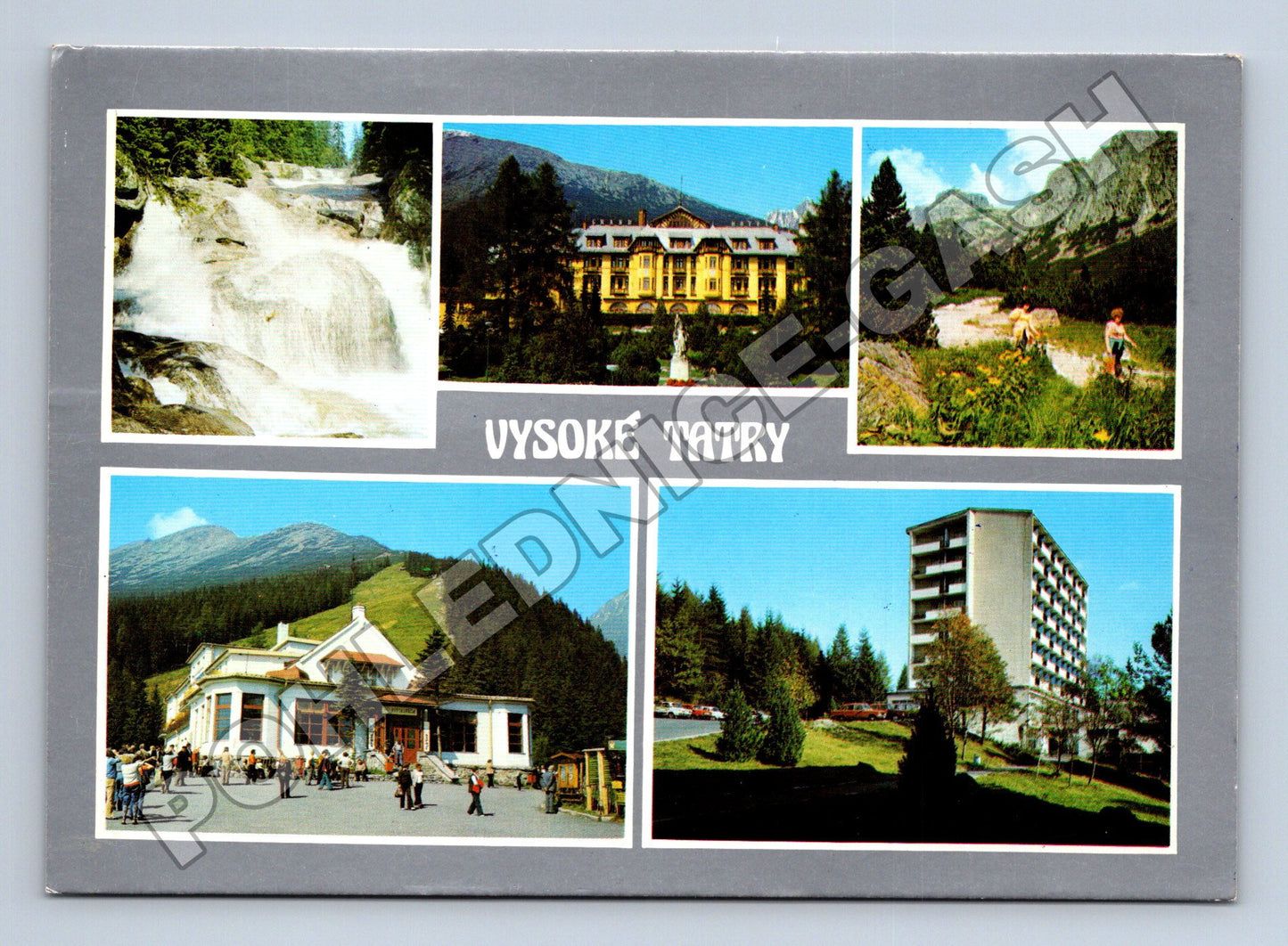 Pohlednice Slovensko Vysoké Tatry multizáběry (M35266)