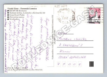 Pohlednice Slovensko Tatranská Lomnica koláž 2002 (M35269)