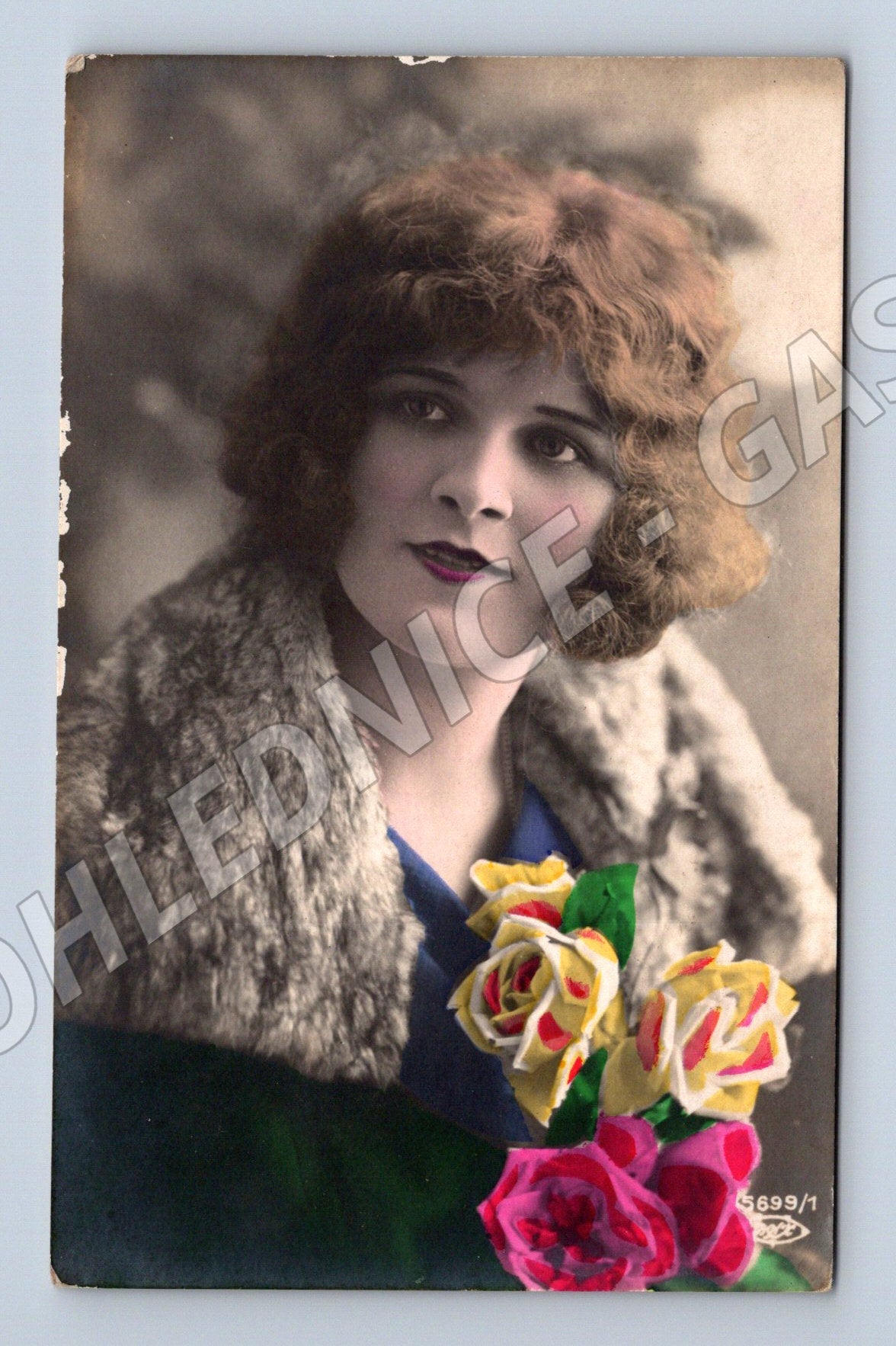 Pohlednice herečka kolor 1927 (M3527)