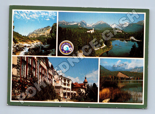Pohlednice Slovensko Vysoké Tatry horské motivy hotely (M35271)