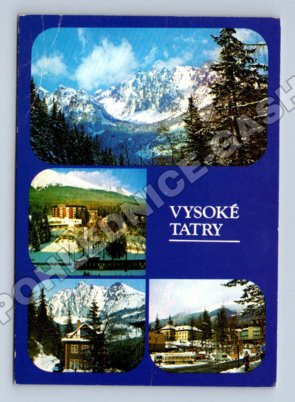 Pohlednice Slovensko Vysoké Tatry hory budovy (M35278)
