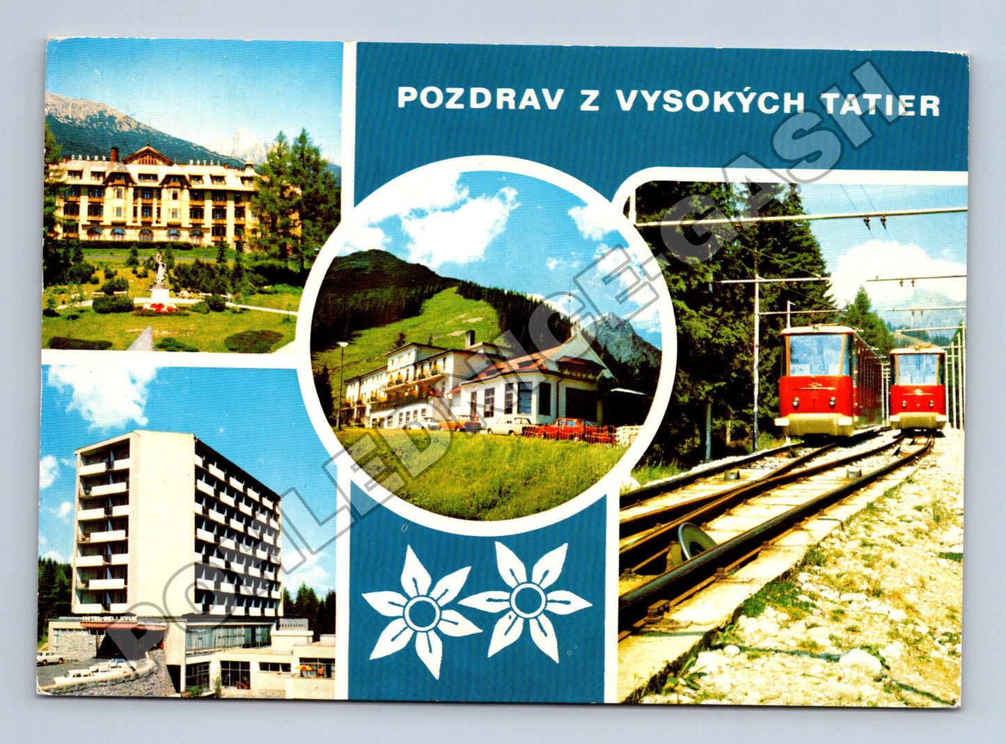 Pohlednice Slovensko Vysoké Tatry panoramatický pohled (M35283)
