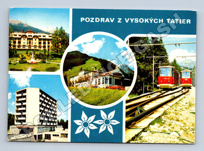 Pohlednice Slovensko Vysoké Tatry panoramatický pohled (M35283)