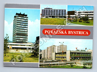Pohlednice Slovensko Považská Bystrica město 1986 (M35289)