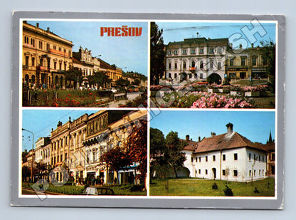 Pohlednice Slovensko Prešov panorama města 1969 (M35294)
