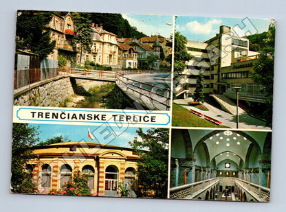 Pohlednice Slovensko Trenčianske Teplice lázeňské domy (M35295)