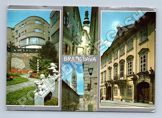 Pohlednice Slovensko Bratislava průřez městem (M35296)
