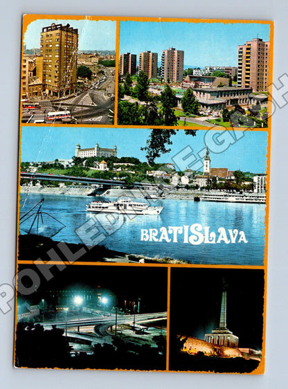 Pohlednice Slovensko Bratislava různé pohledy (M35298)
