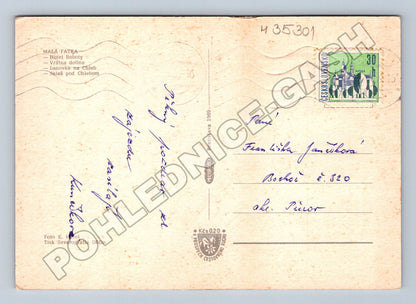 Pohlednice Slovensko Malá Fatra různé motivy 1969 (M35301)