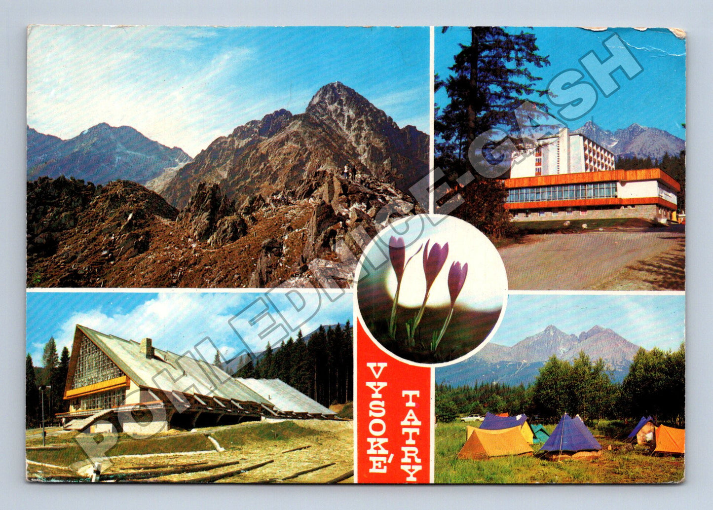 Pohlednice Slovensko Vysoké Tatry hory hotely kempy (M35307)
