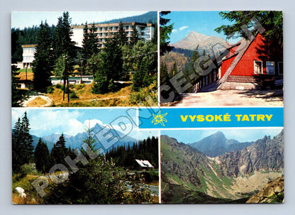Pohlednice Slovensko Vysoké Tatry více motivů 1979 (M35309)