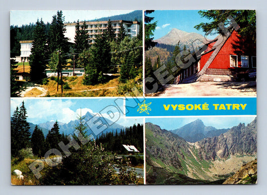 Pohlednice Slovensko Vysoké Tatry více motivů 1979 (M35309)