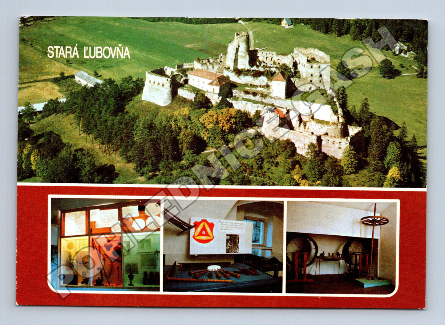 Pohlednice Slovensko Stará Ľubovňa hrad a muzeum (M35311)