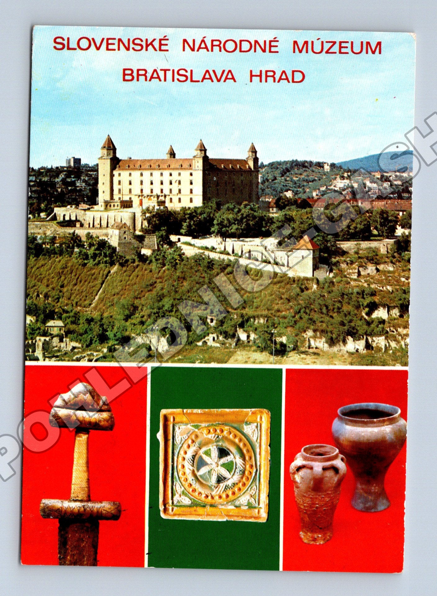 Pohlednice Slovensko Bratislava Hrad a muzejní exponáty (M35313)