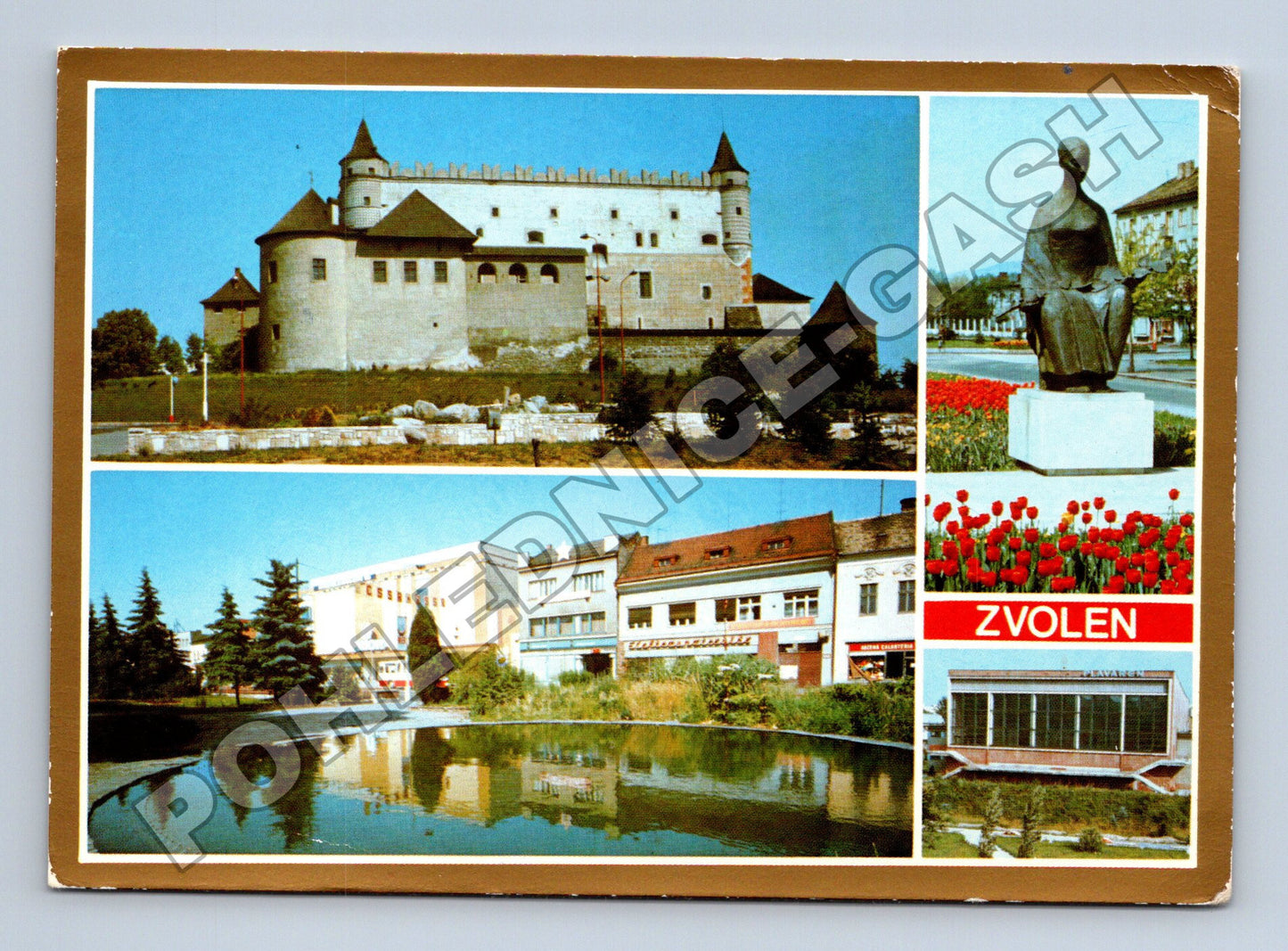 Pohlednice Slovensko Zvolen hrad Prior památník (M35316)