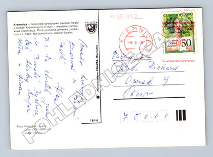Pohlednice Slovensko Kremnica Skalka 1988 (M35332)