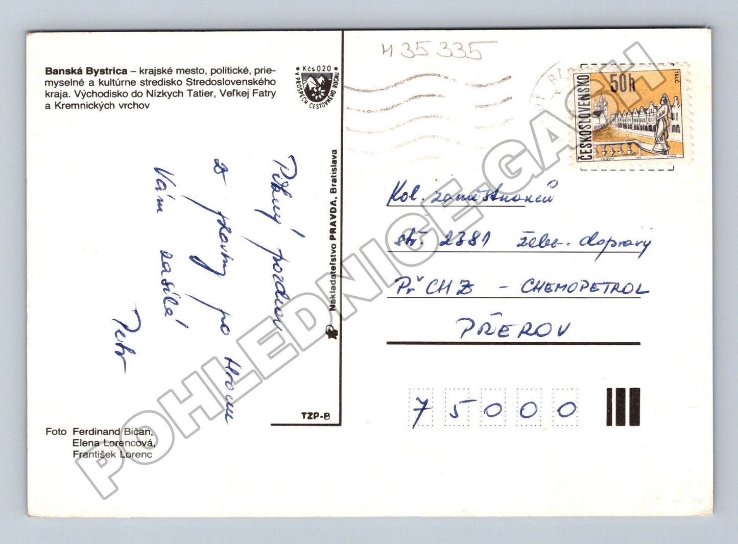 Pohlednice Slovensko Banská Bystrica více pohledů 198x (M35335)