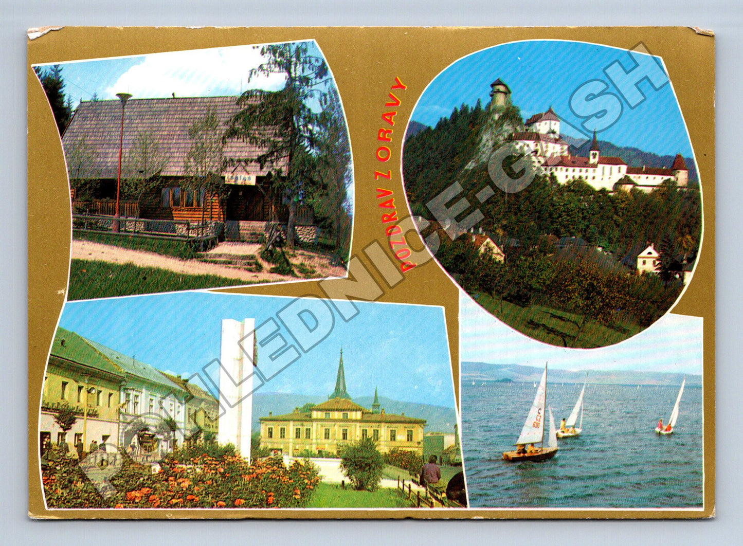 Pohlednice Slovensko Orava koláž míst (M35339)