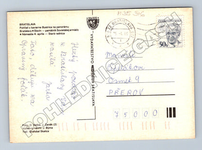 Pohlednice Slovensko Bratislava město 1986 (M35346)