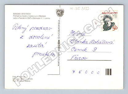 Pohlednice Slovensko Banská Bystrica město a památky 1970 (M35350)