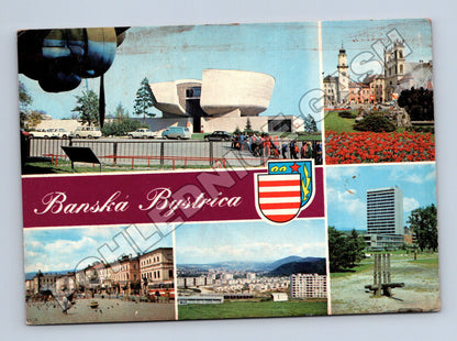 Pohlednice Slovensko Banská Bystrica panorama 1979 (M35352)