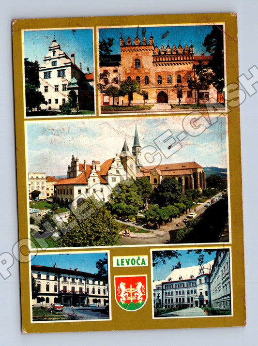 Pohlednice Slovensko Levoča více pohledů 1981 (M35357)