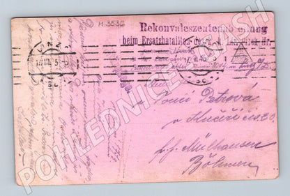 Pohlednice herečka 1916 kolor poštovní (M3536)