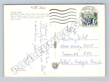 Pohlednice Slovensko Vysoké Tatry Štrbské pleso 1972 (M35360)