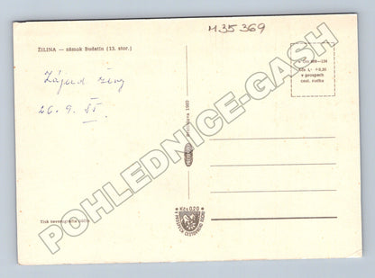 Pohlednice Slovensko Žilina Budatín zámek 1969 (M35369)