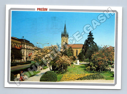 Pohlednice Slovensko Prešov náměstí kostel (M35370)