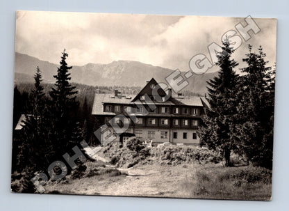 Pohlednice Slovensko Nízké Tatry Mikulášska chata 1946 (M35372)