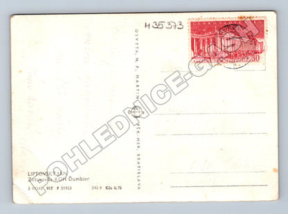 Pohlednice Slovensko Liptovský Ján Zotavovňa ROH Ďumbier 1957 (M35373)